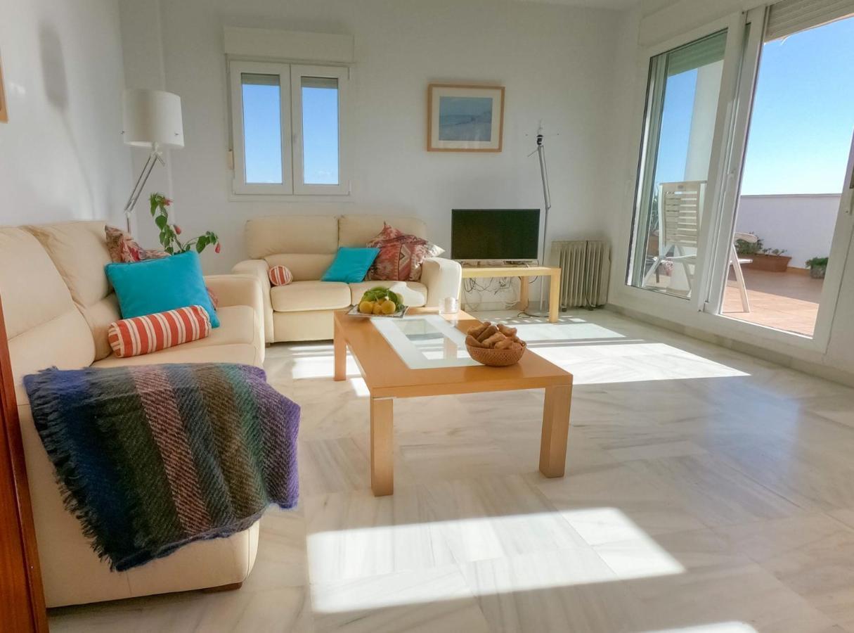 Terraza Trafalgar Apartamento Tipo Penthouse Con Enorme Terraza Y Vistas Al Mar 콘일데라프론테라 외부 사진